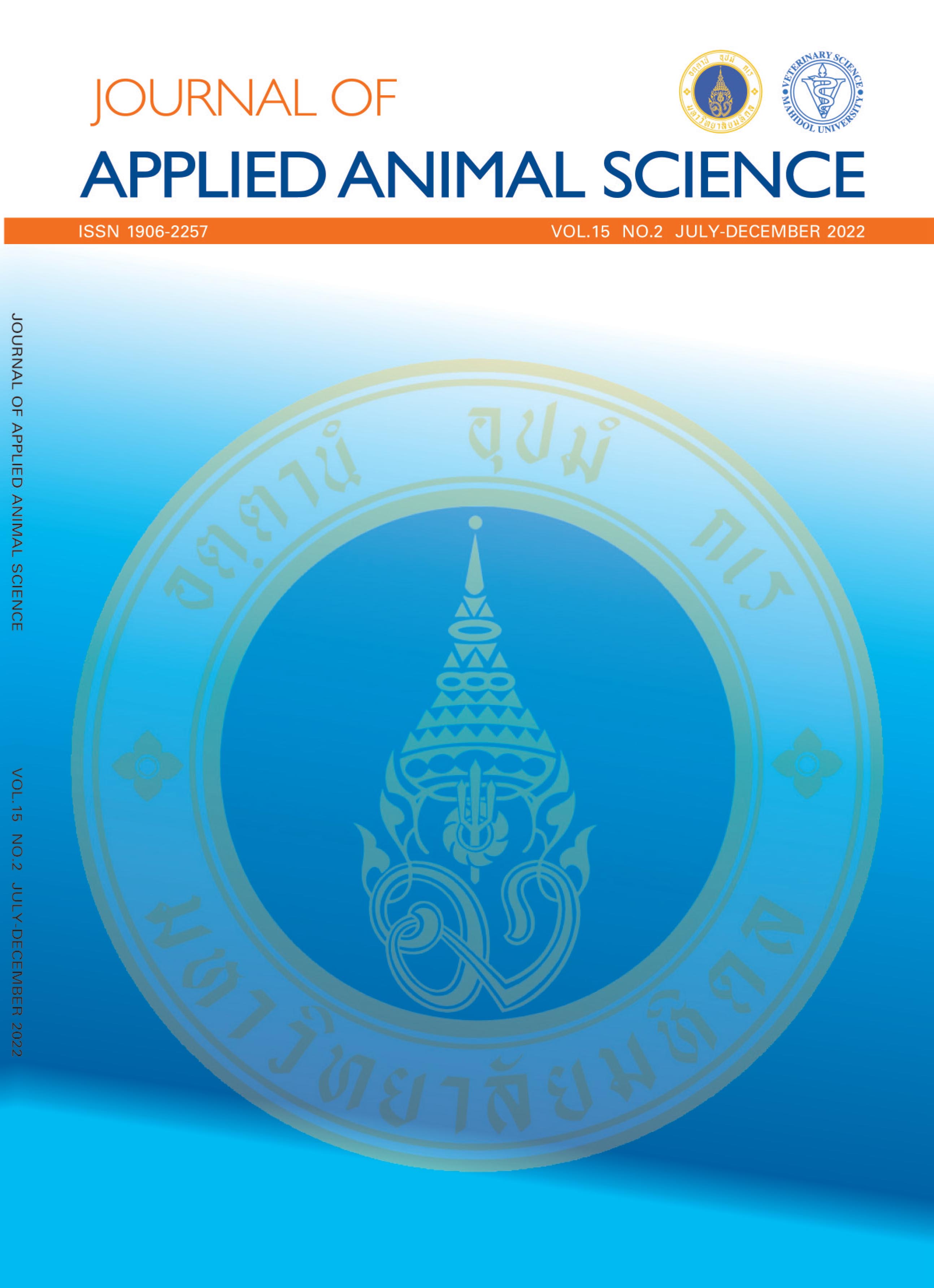 The Surveillance of Antimicrobial Susceptibility Pattern and blaCTX-M Gene  Encoding in Escherichia coli Isolated from Healthy Goat Farms in Sai Yok  District, Kanchanaburi Province, Thailand | Journal of Applied Animal  Science